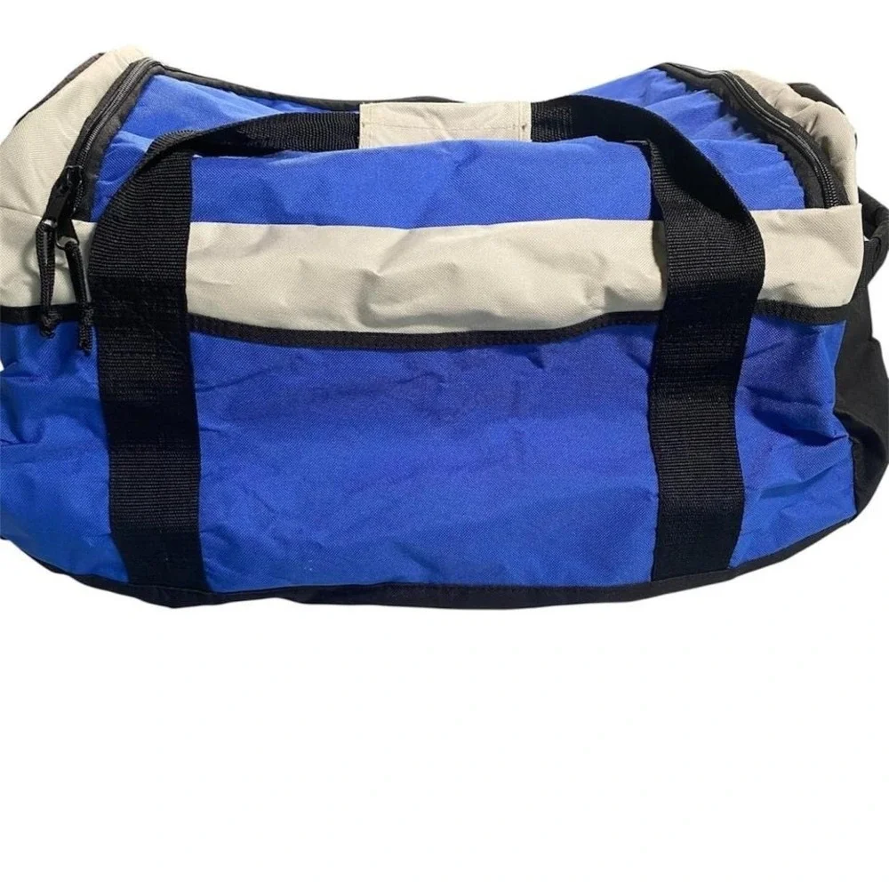 Disneyland Resort 55th Anniversary Duffel Bag – Blue & White Travel Gym Bag